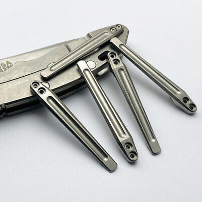 Deep Carry TC4 Clip + 3PCs. TC4 Screws for Rick Hinderer knives XM18 / XM24