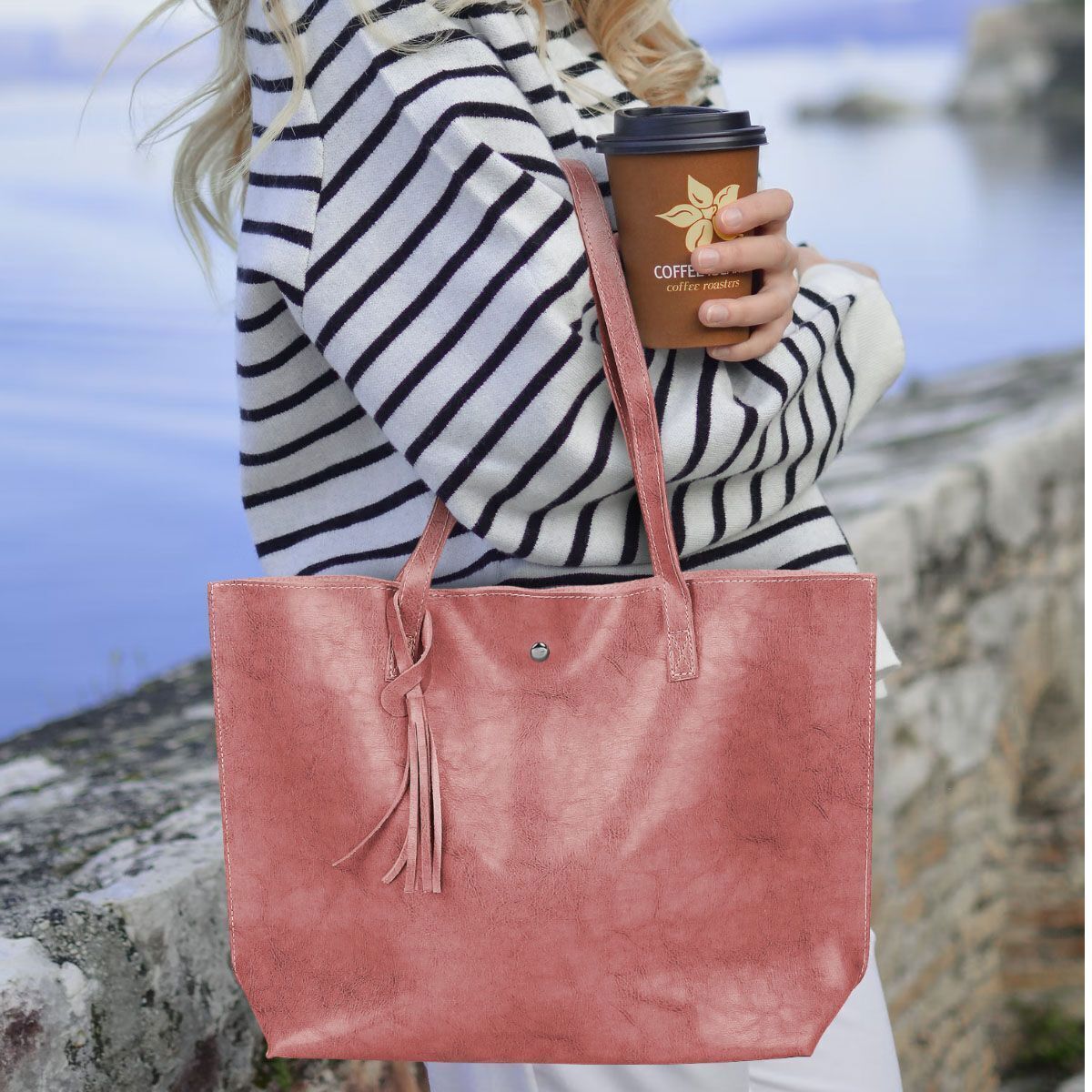 Tote Bag for Women Soft Faux Leather Handbags Purses Large Shoulder Fashion