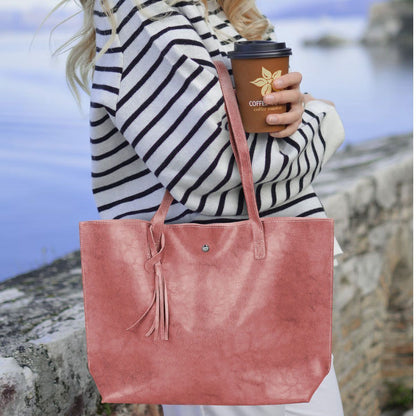 Tote Bag for Women Soft Faux Leather Handbags Purses Large Shoulder Fashion