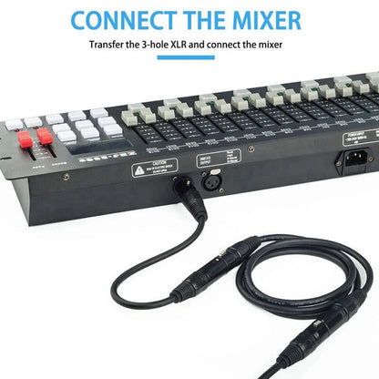 XLR Male to Female Microphone Cable Balanced 3 Pin Mic Connector Extension Cord