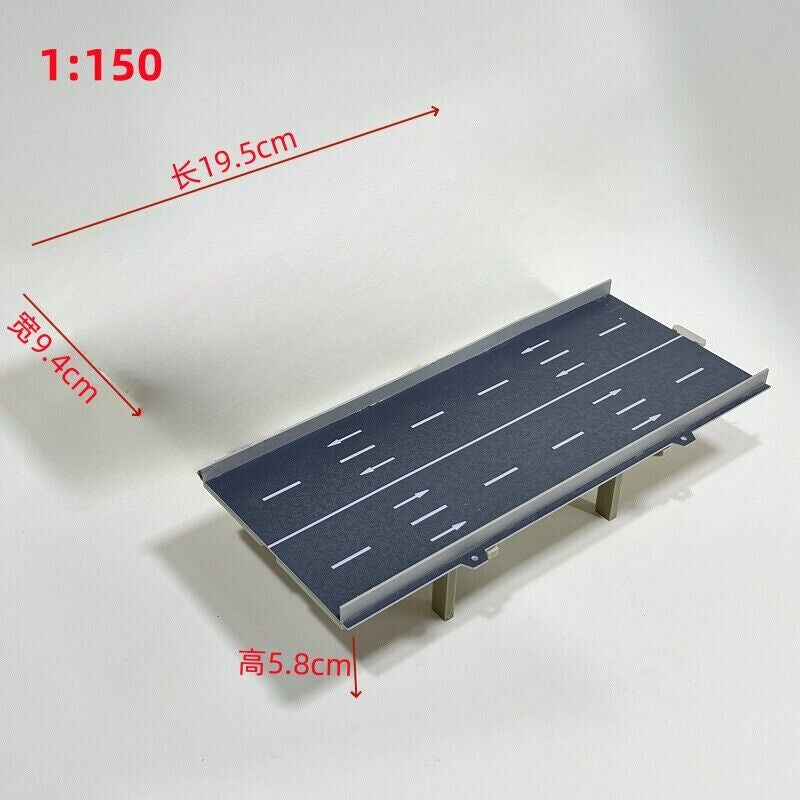 1/64 /150 Scale Diorama City Highway Street Road Bridge Model Scene Viaduct Toys