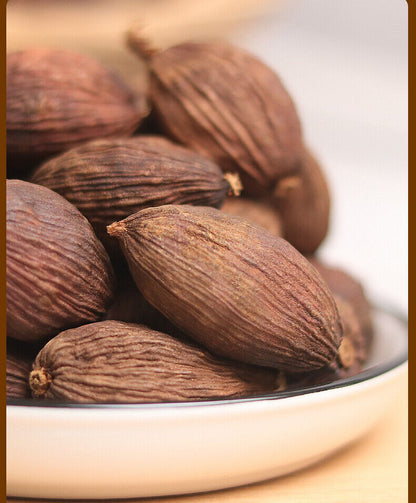 Natural Dried Amomum Costatum Black Cardamom (佛子沙仁) 中式草药-