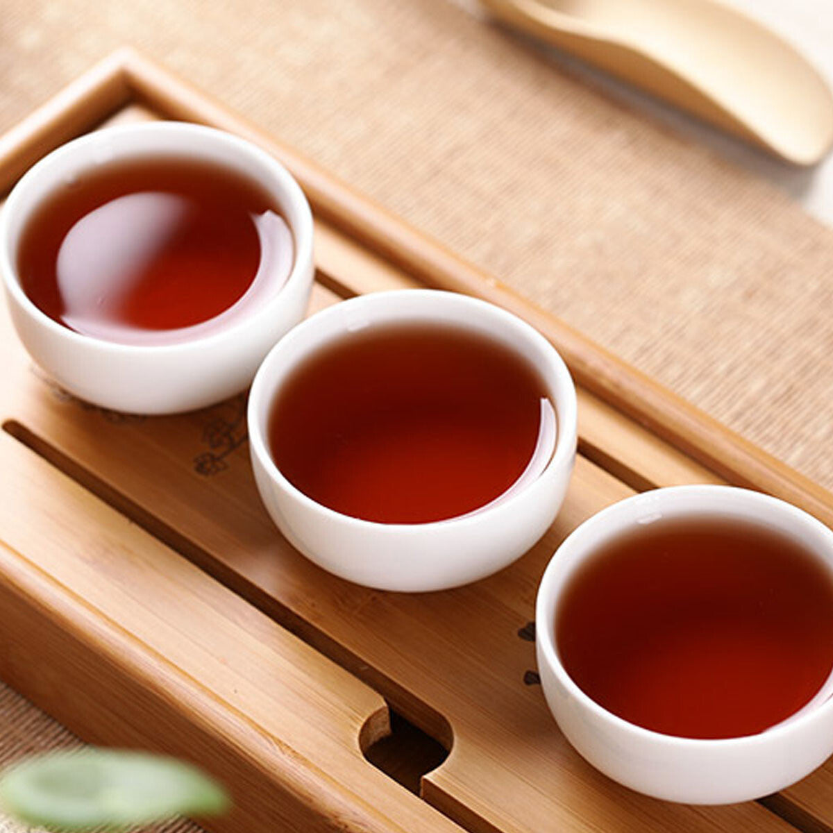 Ripe Pu’er Tea Cake 357g Yunnan Menghai Ancient Trees Fermented Health Tea
