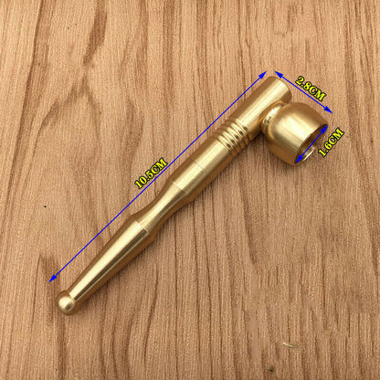 1pc Portable Copper Small Pipe Dry Tobacco Pipe Stick