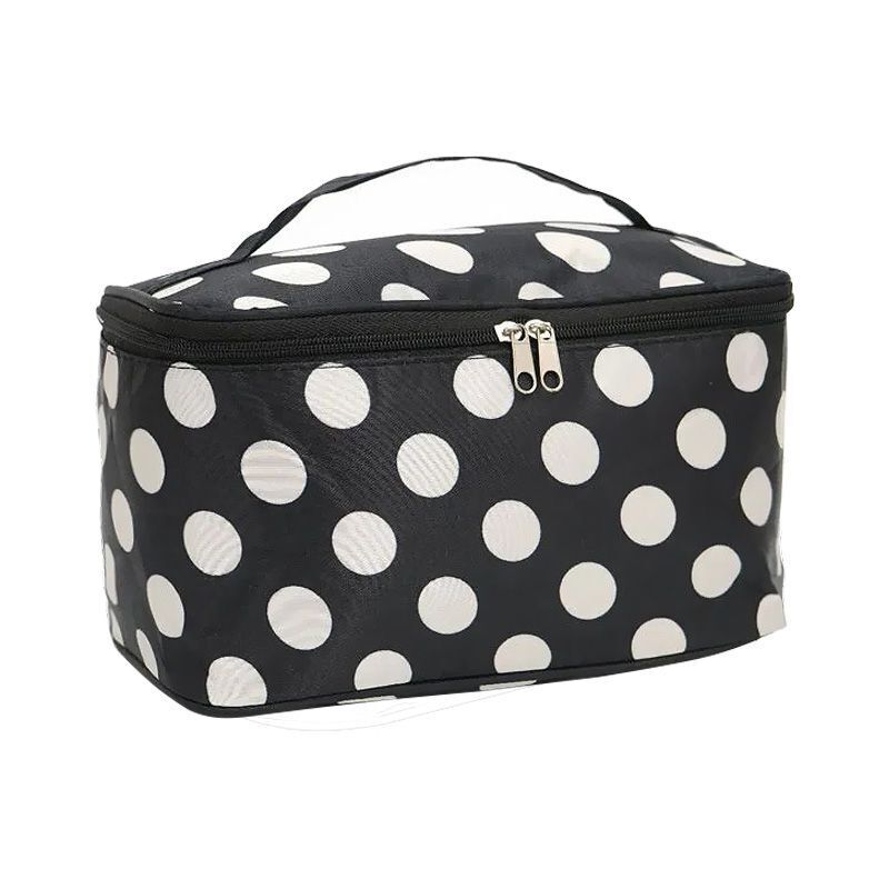 Square Cosmetics Storage Bags Travel Pouch Toiletries Organizer S/M/L Polyester