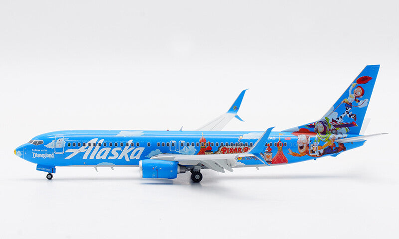 1:200 JC Wings Alaska BOEING B737-800 Flap Down Airplane Diecast Aircraft Model