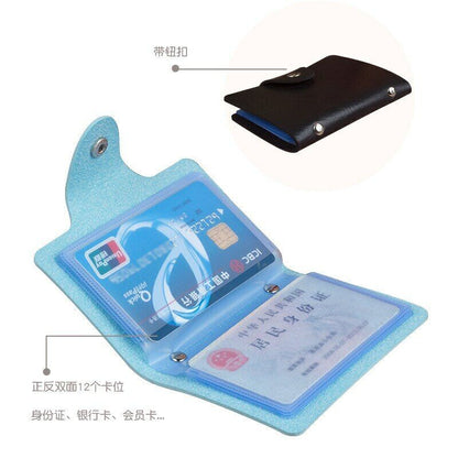 Credit Card Holder Holder Wallets Men Women Leather Card Case Cards Business Bag
