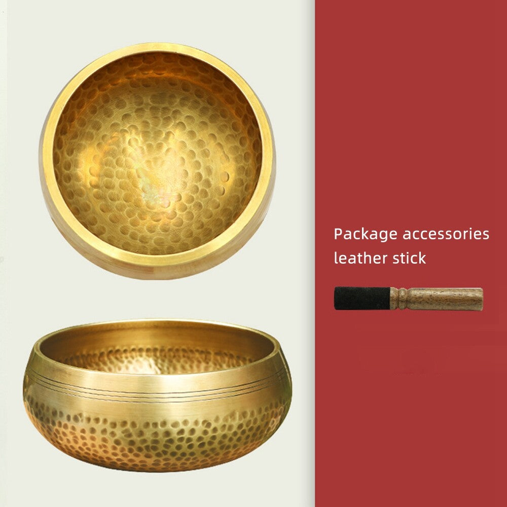 TIBETAN HAMMERED SINGING BOWL AMAZING SOUNDS CHAKRA NEPAL YOGA & MEDITATION