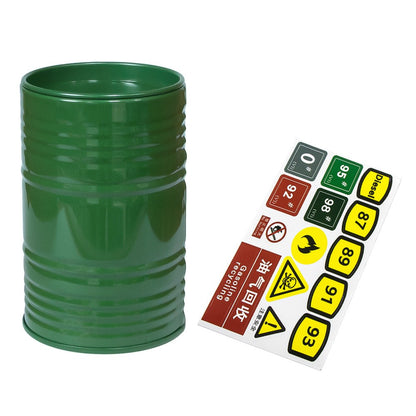 New Aluminum Alloy Simulation Oil Barrel Gas Tank Decoration For 1/10 1/8 RC Car