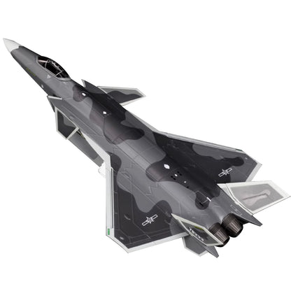 Alloy 1/72 Scale Liberation Army Air Force Chengdu J-20 Fighter Model Plane Gift