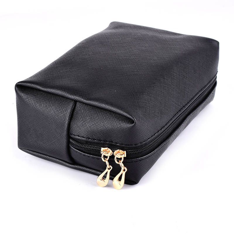 Makeup Bag Cosmetic Organizer Zipper Toiletry Pouch Traveling Case Accessories