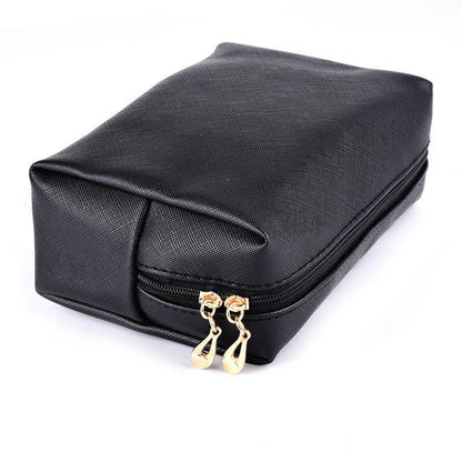 Makeup Bag Cosmetic Organizer Zipper Toiletry Pouch Traveling Case Accessories