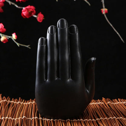 7.08" Buddha Sculpture Green Resin Hand Made Buddhism Statue Home Decoration