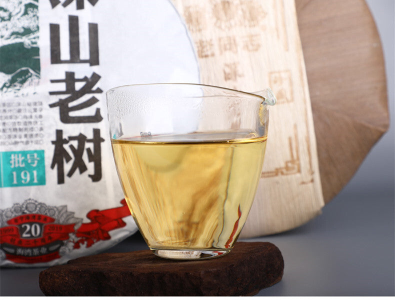 Haiwan High Mountain Ancient Tree 2019 Old Comrade Batch 191 Raw Puer Tea 500g