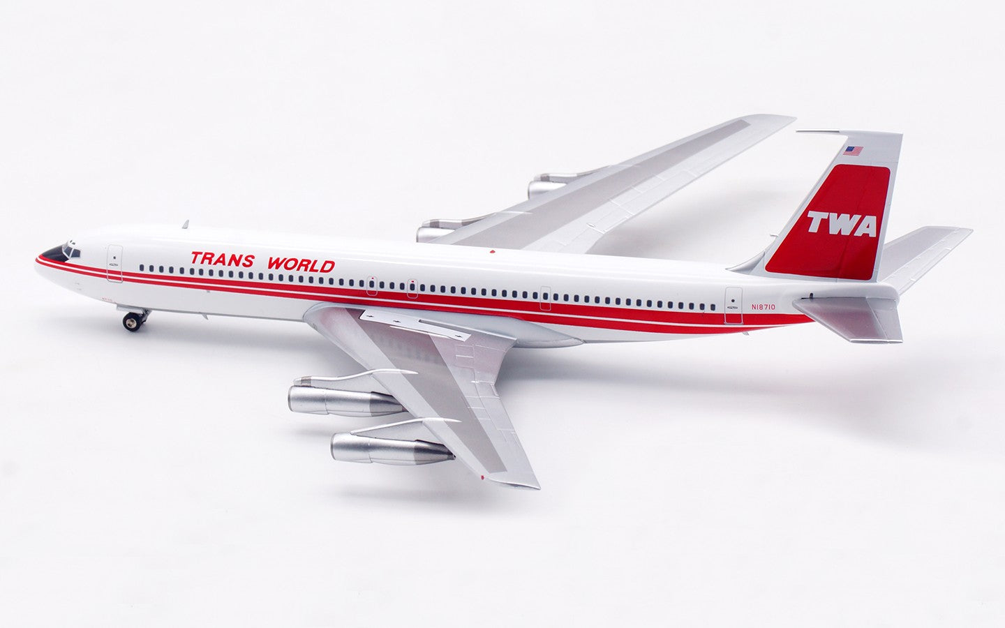 1:200 InFlight Trans World Airlines B707-300 Airplane Diecast Aircraft Model