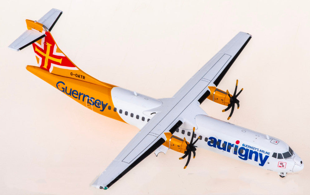 1:200 JC Wings Aurigny Air Services ATR-72-600 G-OATR Airplane Diecast Model
