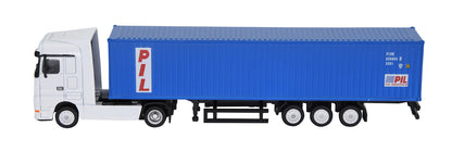 1:87 40GP Metal Shipping Container Truck Model Toy Home Office Decor Gift