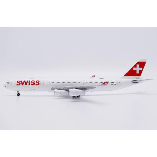 1:400 JC Wings Swiss Airbus A340-300 Passenger Plane Diecast Aircraft Model