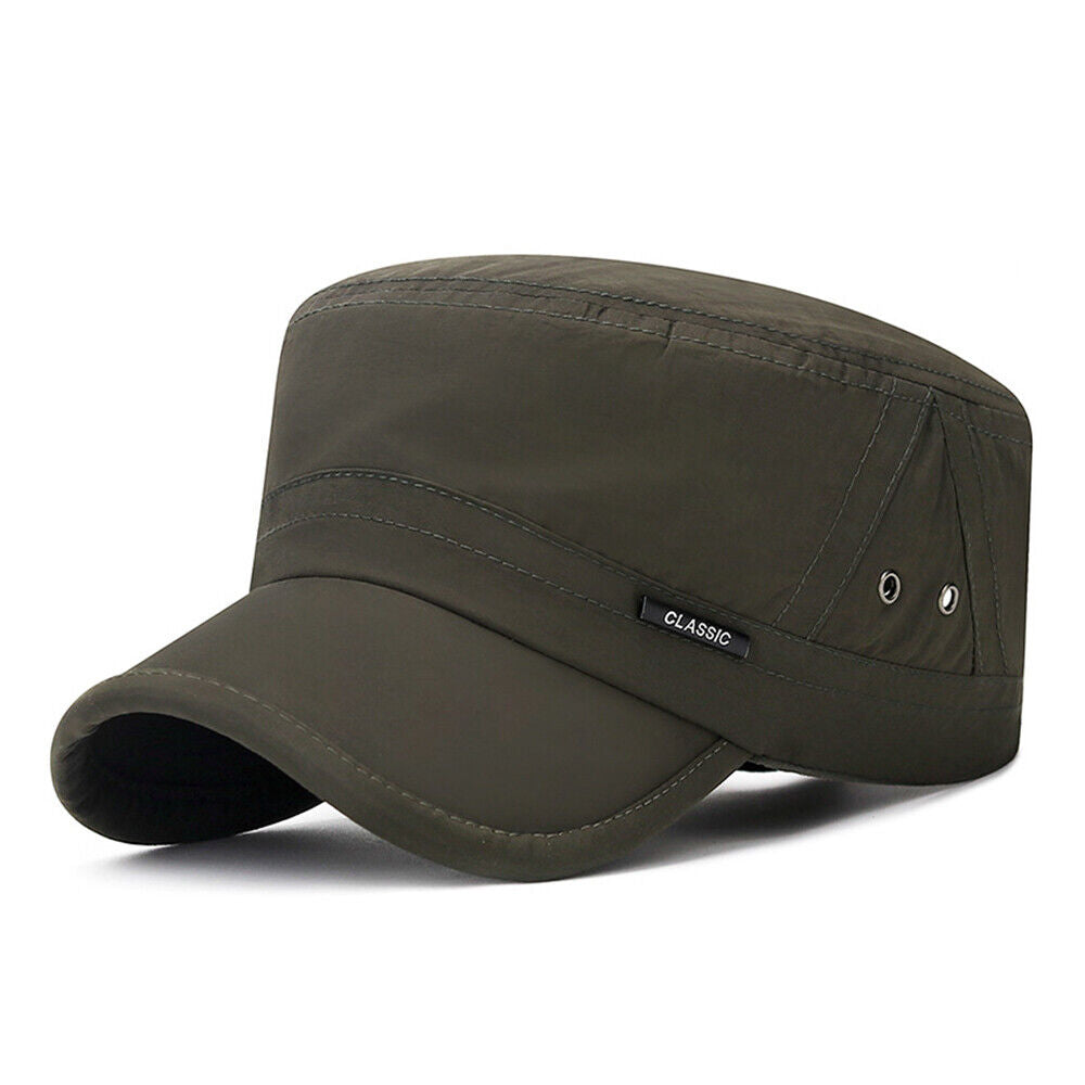 Buckle Back Cap Snapback Caps Flat Hats Army Cap Sun Visor Cap All-match