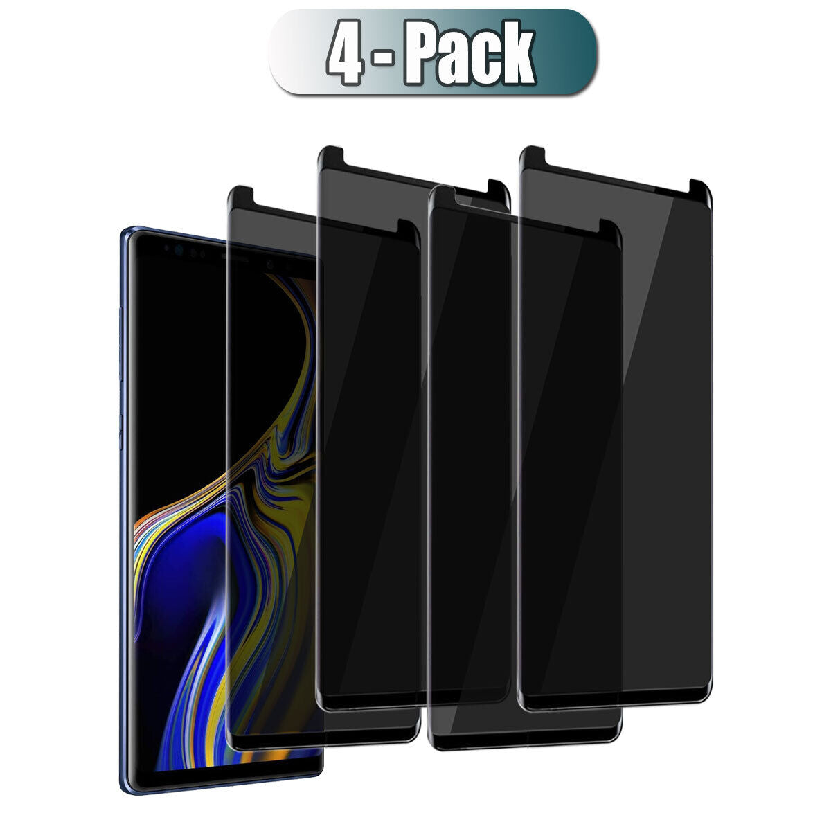 For Samsung Galaxy Note 9 Glossy Slim Privacy Tempered Glass Screen Protector