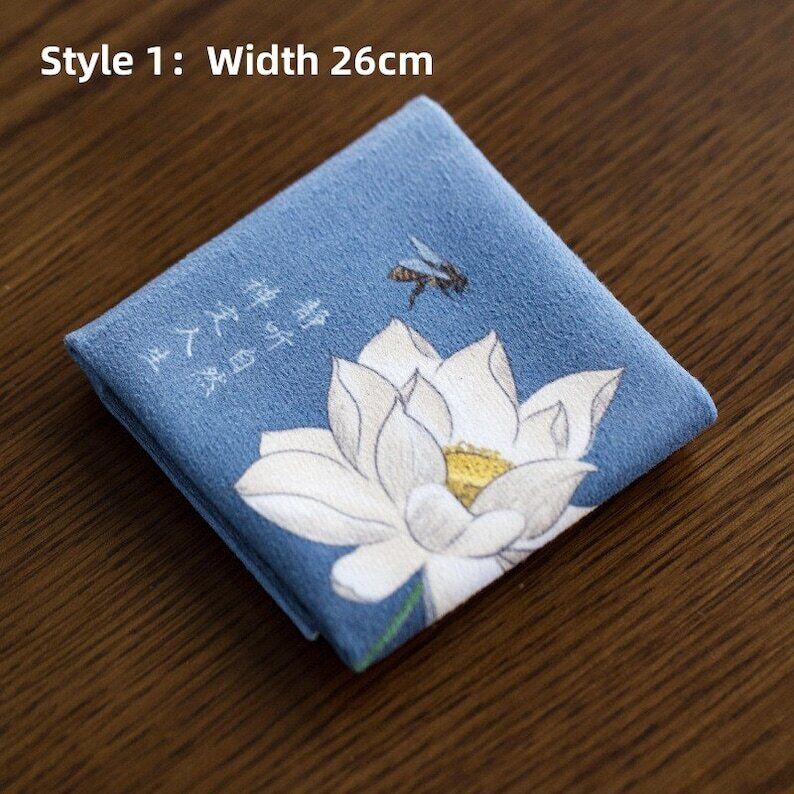 Printed Flannel Tea Towel|Tea Mat|Tea Accessories