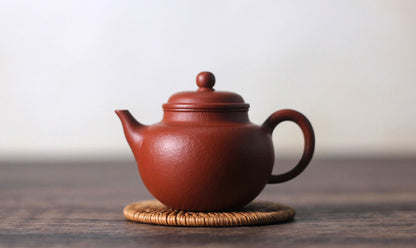 150cc chinese Yixing Handmade Zisha teapot Zhuni QiuShui Gongfu Hu Tea Pot