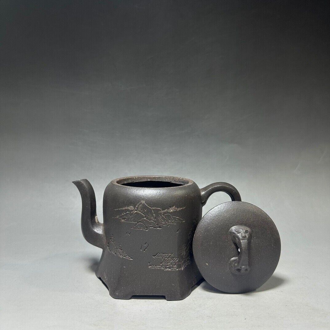 Chinese Yixing Zisha Clay Handmade Exquisite Teapot （金钟 底款：顾景舟）