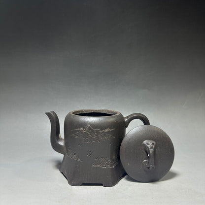 Chinese Yixing Zisha Clay Handmade Exquisite Teapot （金钟 底款：顾景舟）