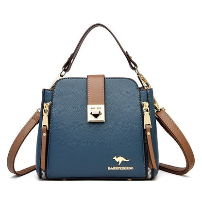Synthetic Leather Handbag Purse Bag Shoulder Crossbody Messenger Small 20*18*9CM