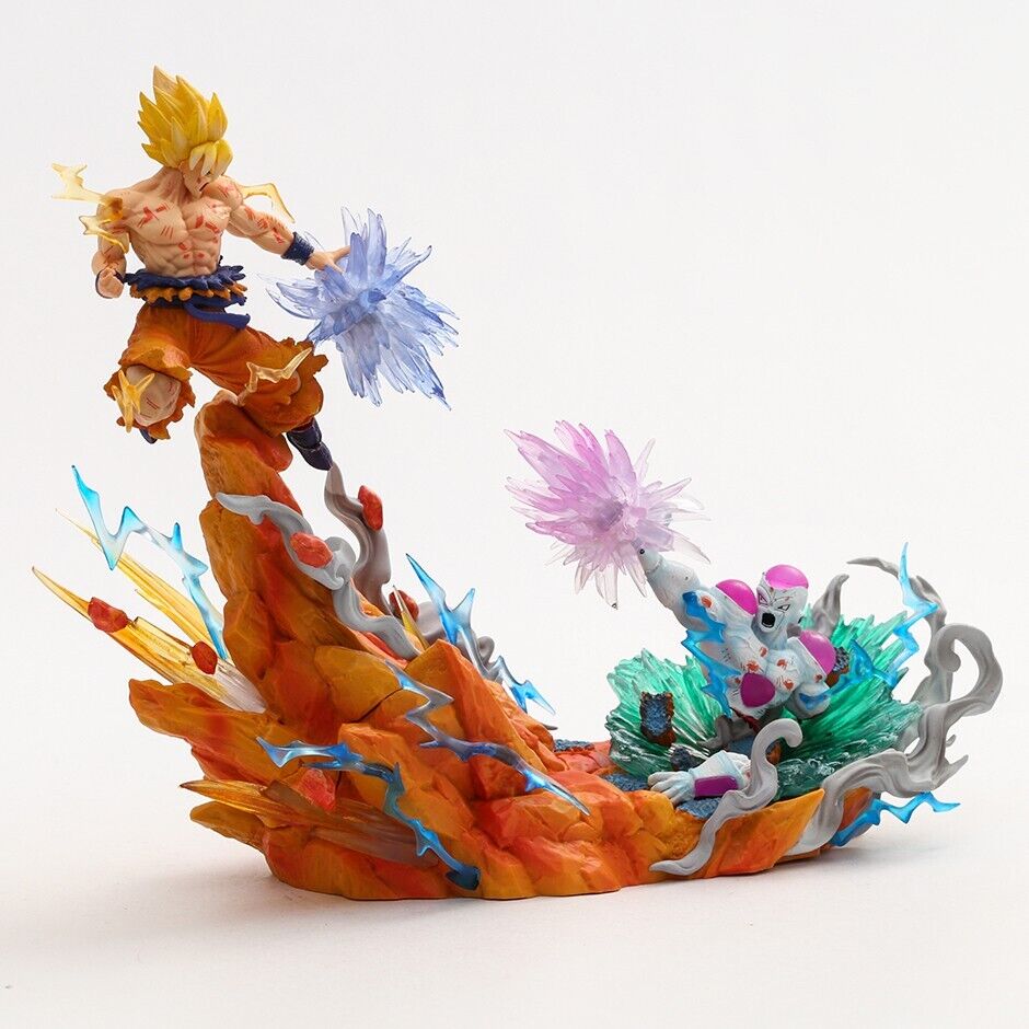 Anime Dragon Ball Z Son Goku VS Frieza PVC Actionfigur Modell Spielzeug Statue Geschenk-