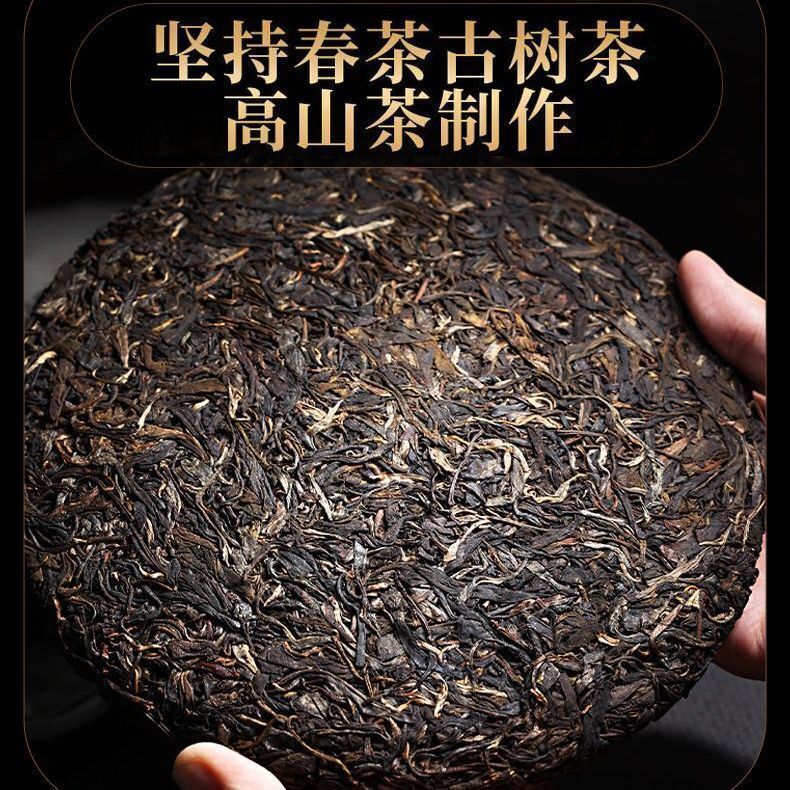 Lincang Pu'er Tea Yunnan Big Snow Mountain Pu'er Tea Ancient Tree Cake Tea