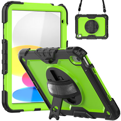 For iPad 10.9 10th 2022 360 rotating silicone shockproof protective case 12color