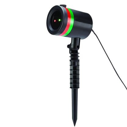 Red and/or Green Laser Light Star Display Projector with Flash Mode