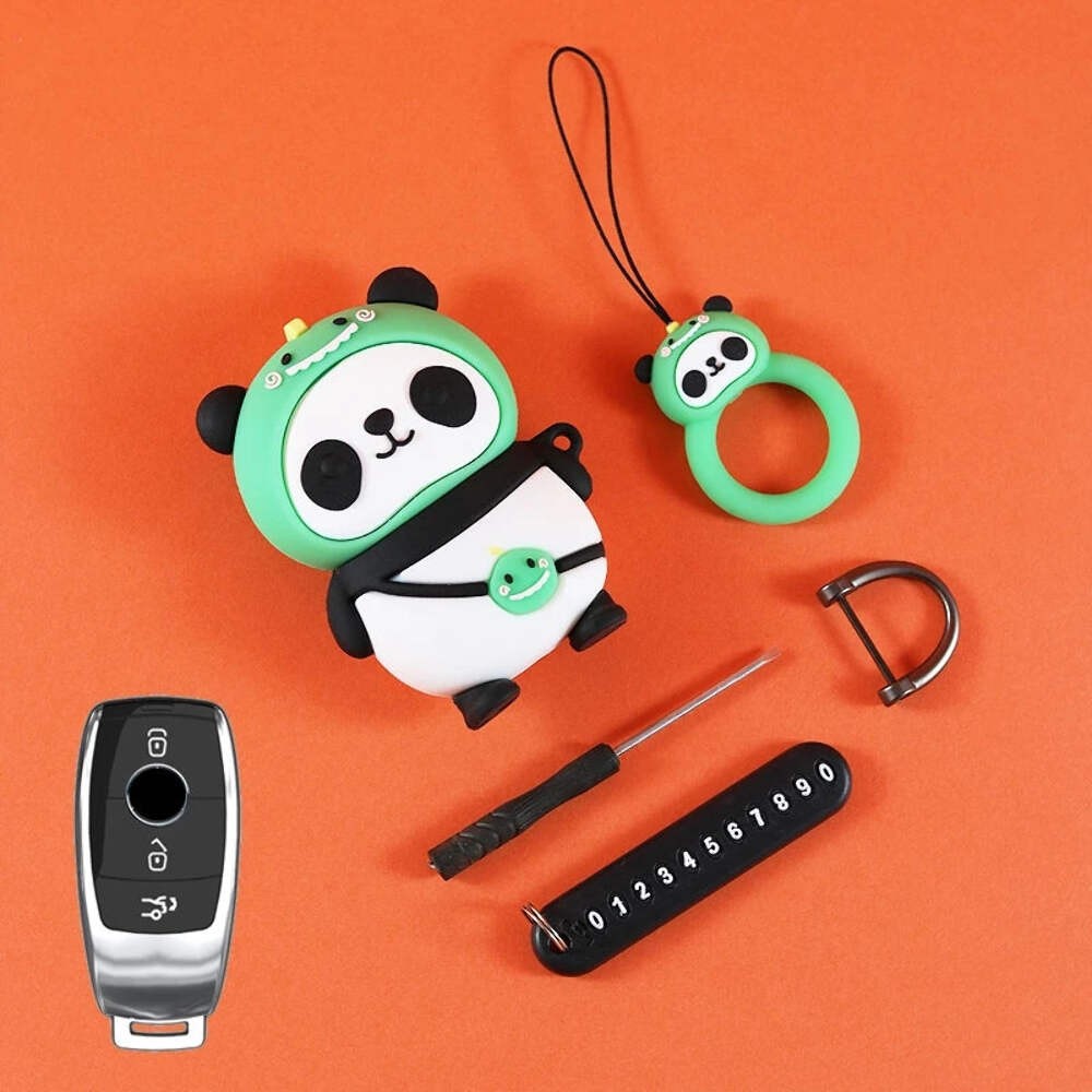 Cartoon Car Key Cover – Cute Silicone Key Protector