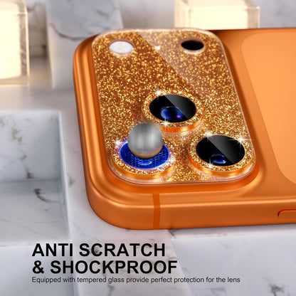 Compatible for Iphone 17 Pro Max Camera Lens Protector, Bling Camera Cover with