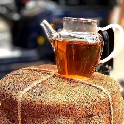 2003 Yunnan Pu'er Tea Shuang Hua Ming Ji Yiwu Old Puerh Raw Tea Aged Pu-erh 357g