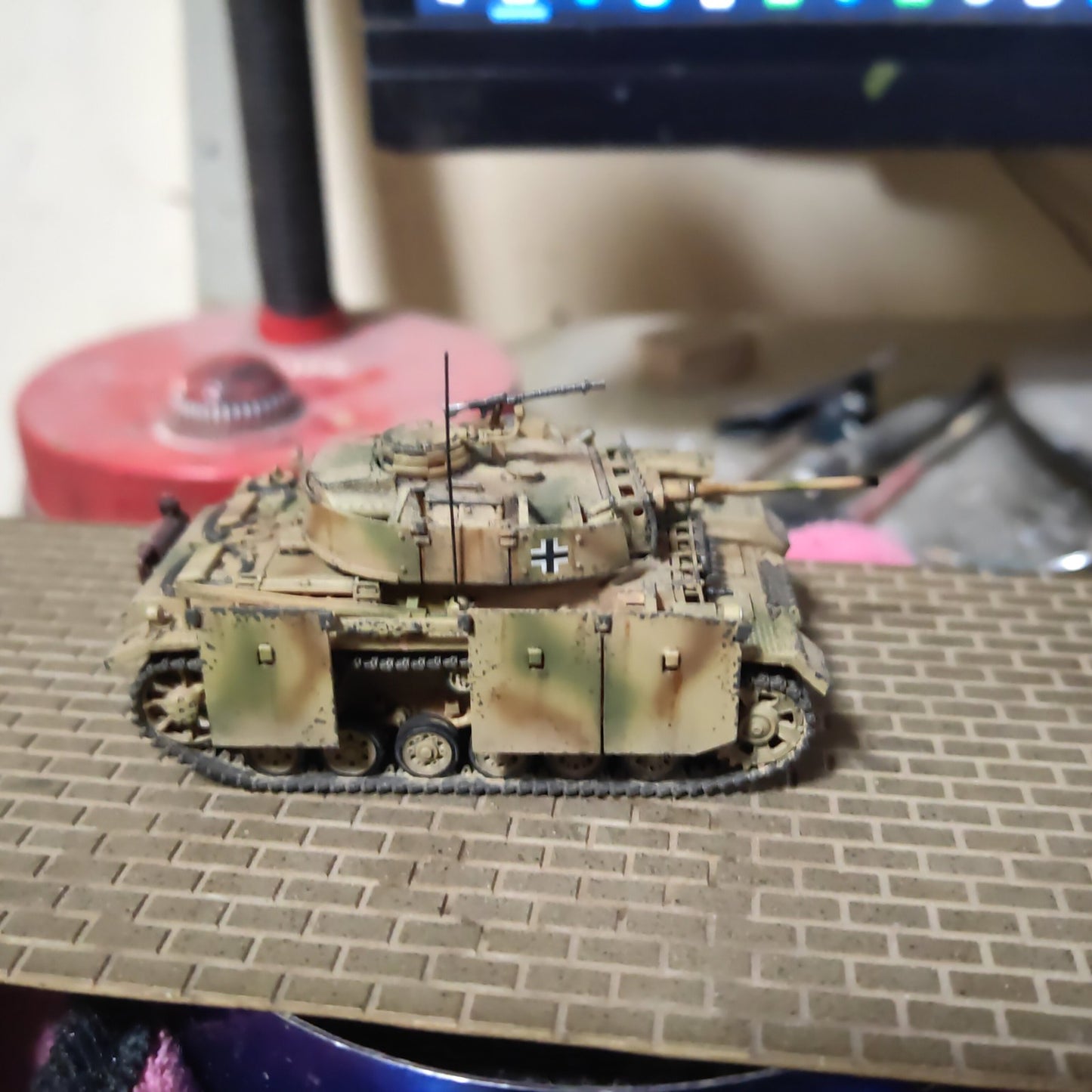 1/72 Germany Tank No. 3 M Finished Product Model
