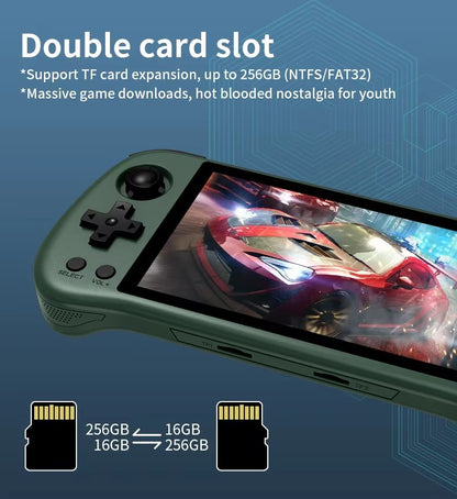 Powkiddy X55 64GB -256GB SD : Retro Handheld Game Console 5.5 inch Screen