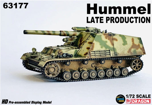 Dragon 1/72 German Sd.Kfz.165 Bee Self Propelled Howitzer Late 63177 Model