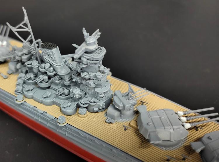 1/1000 US Iowa class Missouri battleship model