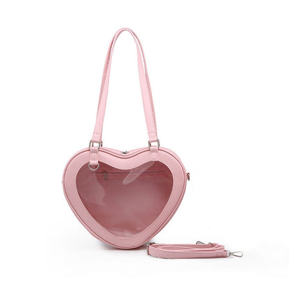 Crossbody Bags Transparent Shoulder Bag PVC Underarm Purse Handbag 27.5*21*7.5CM