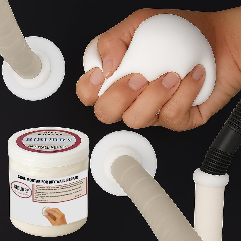 8 Oz – Waterproof Wall Repair Putty – White Sealing Clay, Moldable Filler for Wa