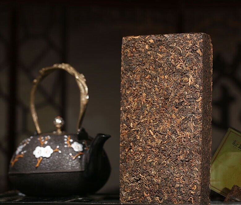 Puer Ripe Tea 1KG Eight Years Old Pu' Er Tea Brick Cooked Puerh Yun Nan Pu'Er