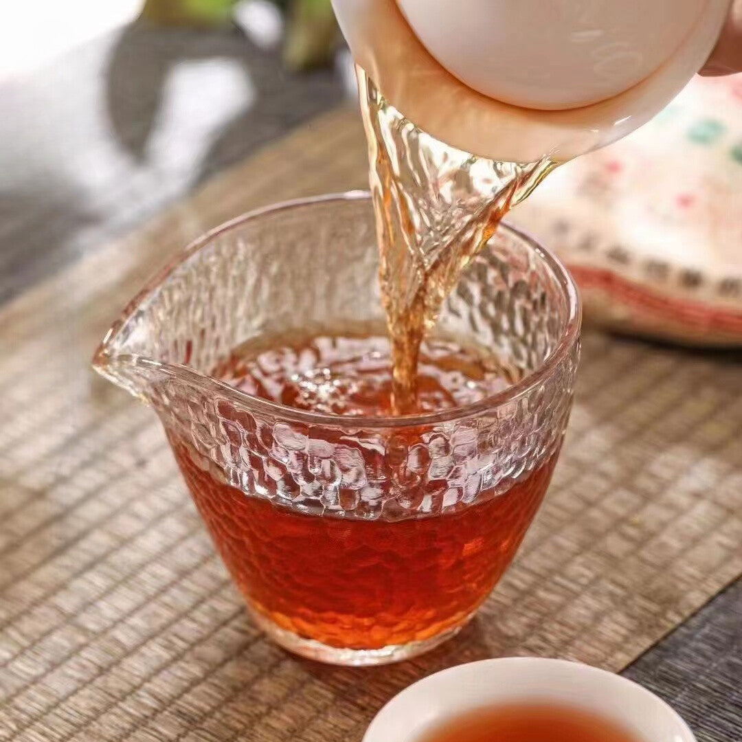 357g Yunnan Ripe Puerh Tea Silver Award Spring Bingdao Pu-erh Cooked Tea Cake