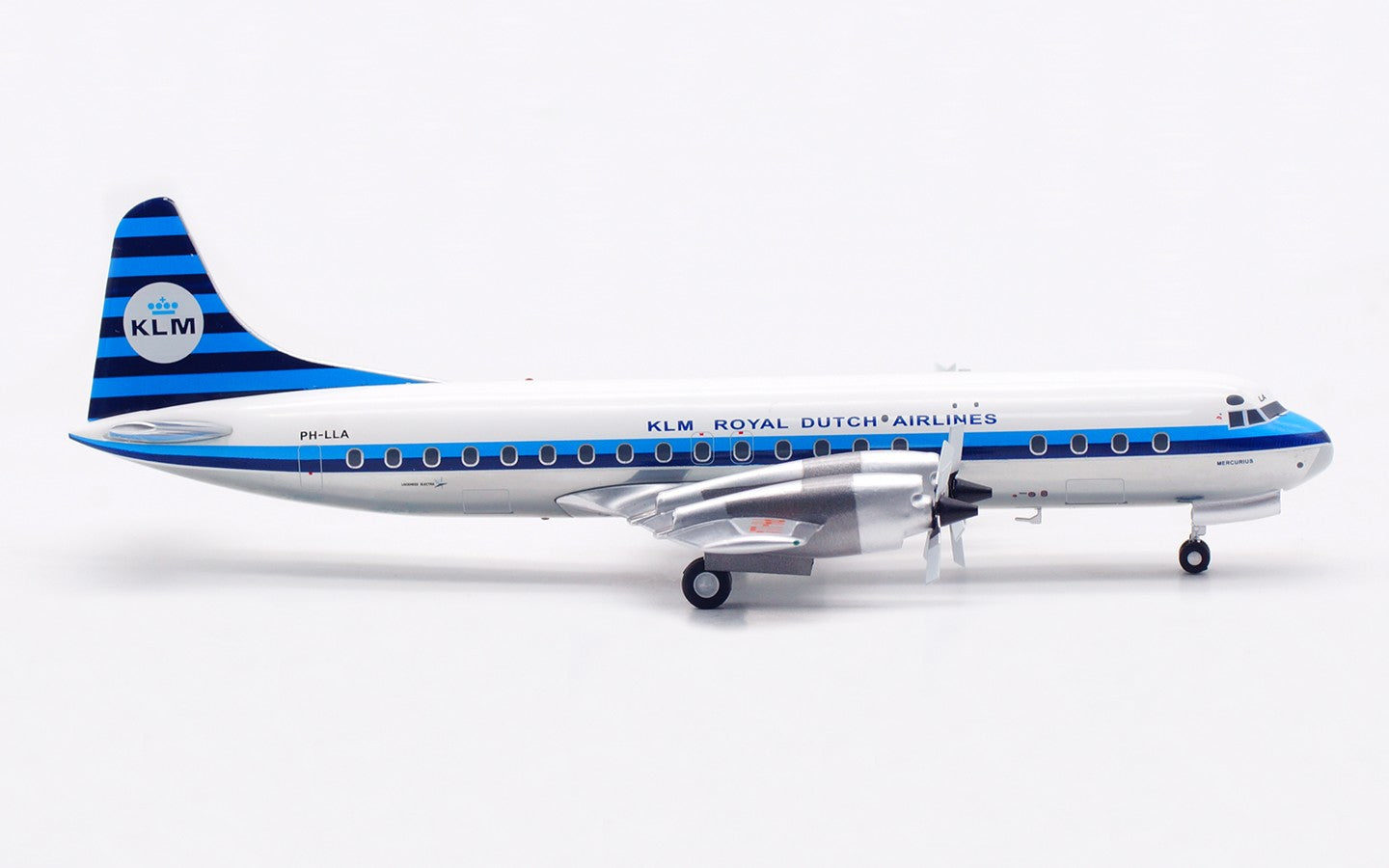 1:200 InFlight KLM Lockheed L-188C Passenger Airplane Diecast Aircraft Model