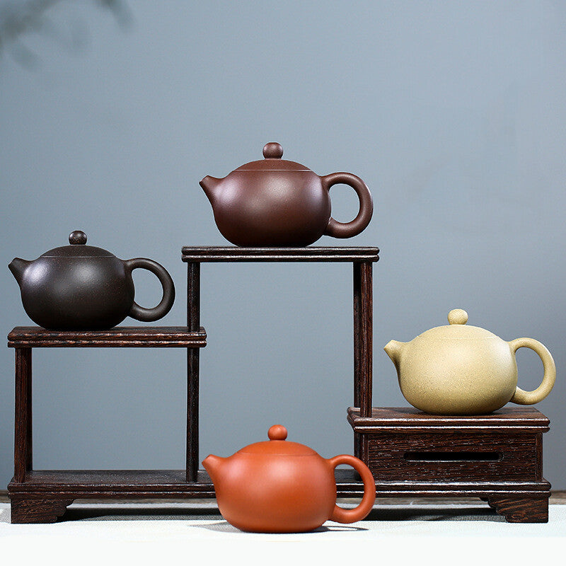 Handmade Tea Pot With Tea Infuser Ball Shaped Holes Xishi Pot Marked 115ml New