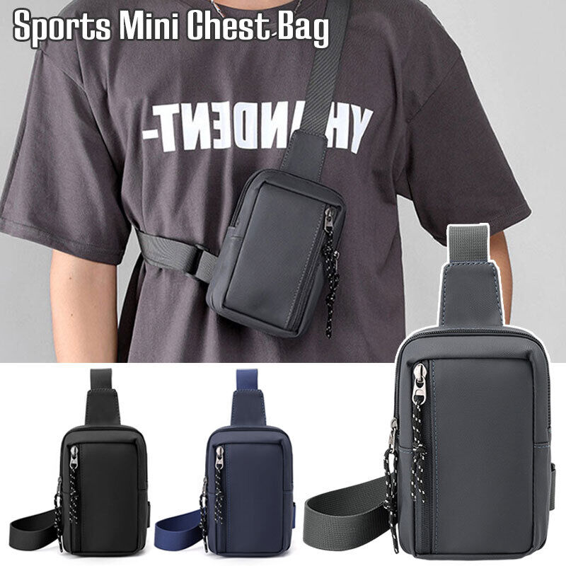 Men Women Unisex Sling Bag Chest Cross Body Travel Sport Shoulder Backpack Nylon