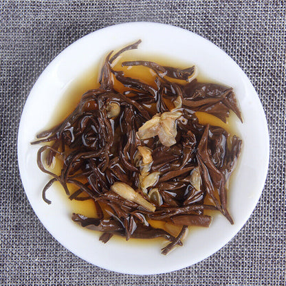 500g Dian Hong Tea Jasmine Black Tea Fengqing Yunnan Leaves Red Gold Buds Bulk