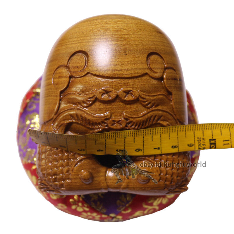 3.5 inch Zen Buddhist Monk Muyu Rosewood Wooden Fish Mokugyo Temple Block Drums