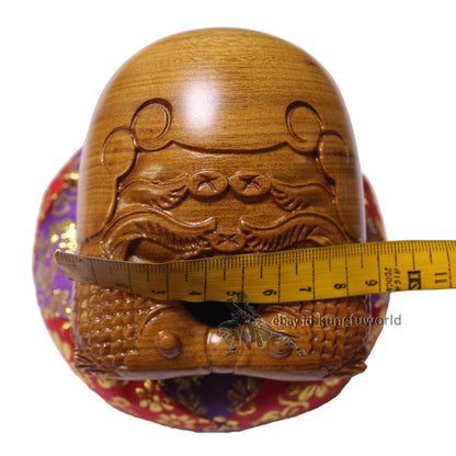3.5 inch Zen Buddhist Monk Muyu Rosewood Wooden Fish Mokugyo Temple Block Drums